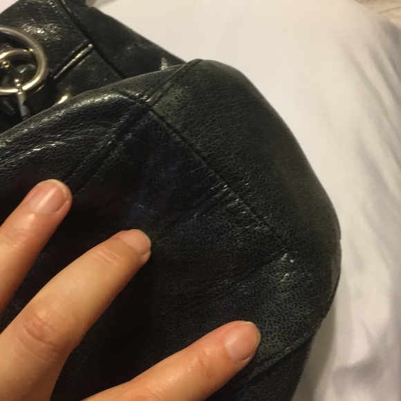 Coach elevated rounded Laila 19342 Leather 2Way - Picture 7 of 9